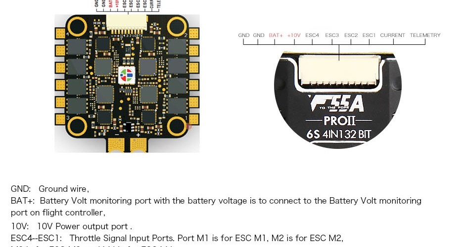 T-Motor F55A Pro II 4in1 ESC 3-6S