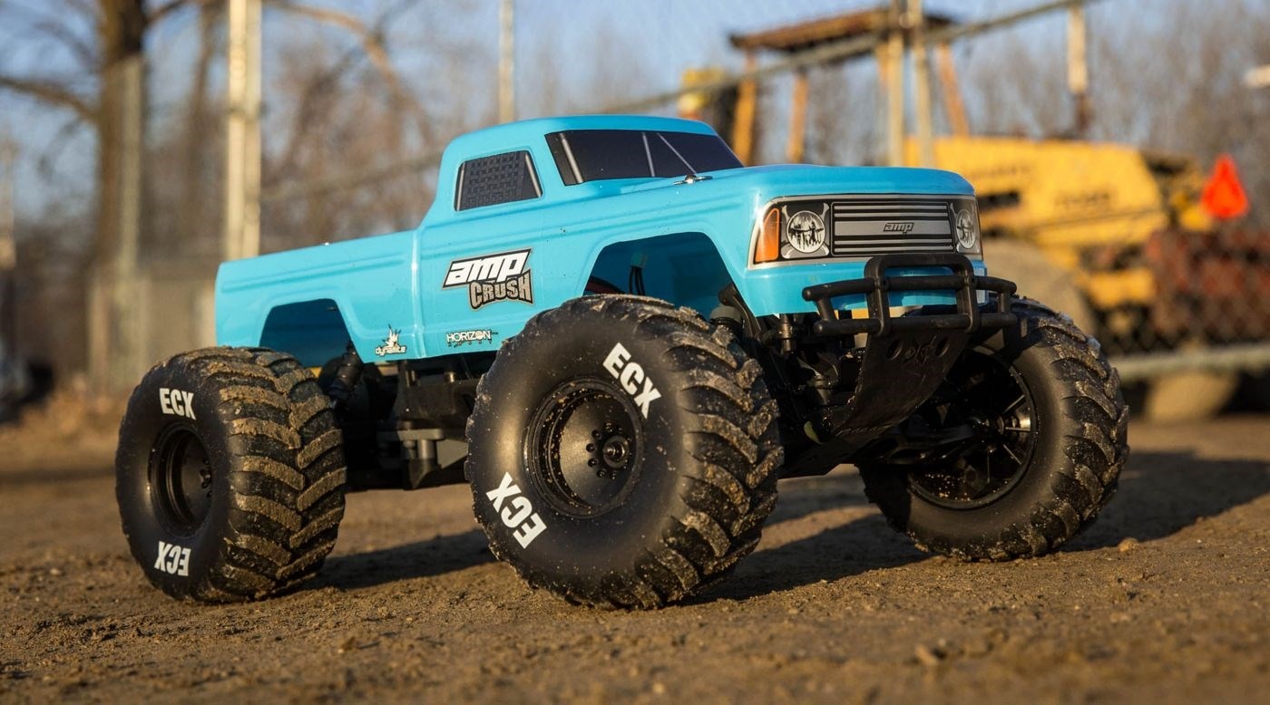 ECX 1/10 Amp Crush 2WD MT Brushed RTR Blue