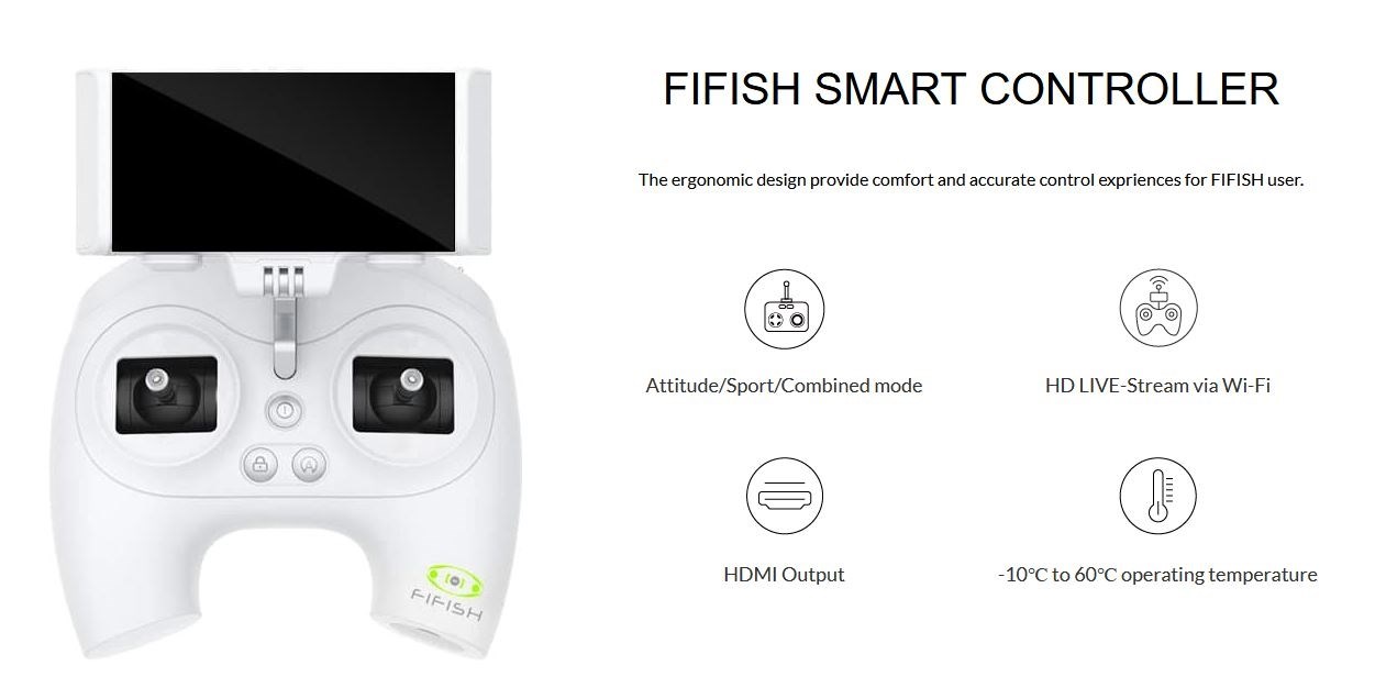 FIFISH V6 100m - Undervannsdrone/ROV