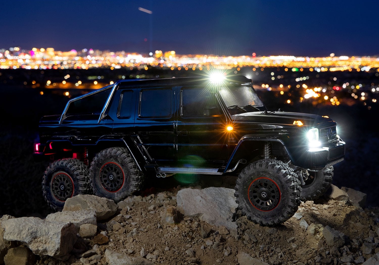 Traxxas TRX-6 Mercedes G63 AMG 6x6 RTR Black