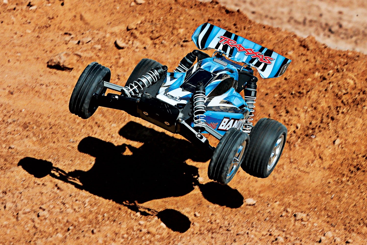 Traxxas Bandit 1/10 2WD TQ RTR Blue :: Komplett