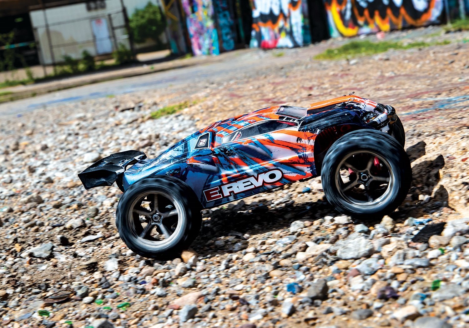 Traxxas E-Revo 1/16 4WD Brushed RTR - Orange