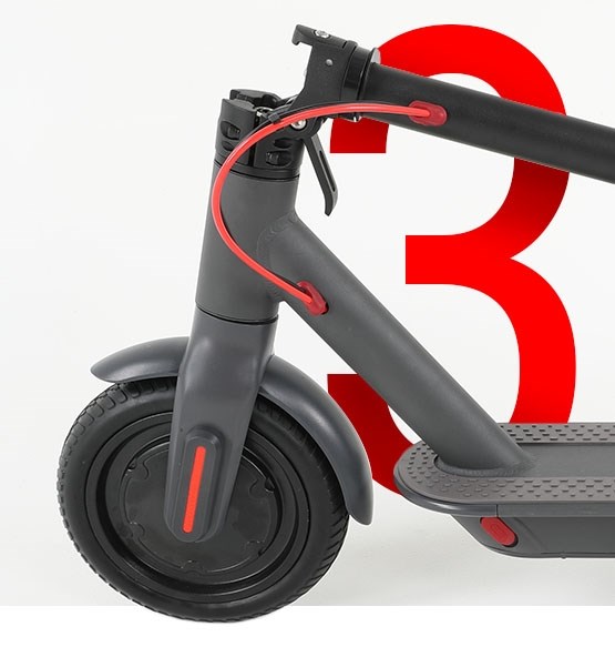 ClassyWalk S200 Elektrisk Sparkesykkel - Hvit