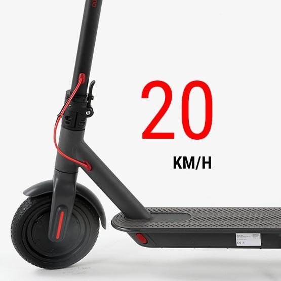 ClassyWalk� S200 Elektrisk Sparkesykkel - Svart