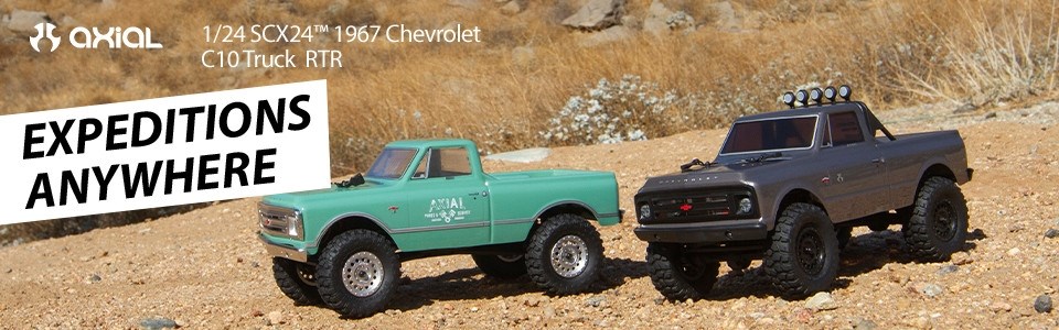 Axial SCX24 Chevrolet C10 Rock Crawler 4WD Slv