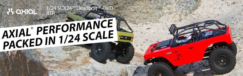 Axial SCX24 Deadbolt Rock Crawler 4WD Grnn