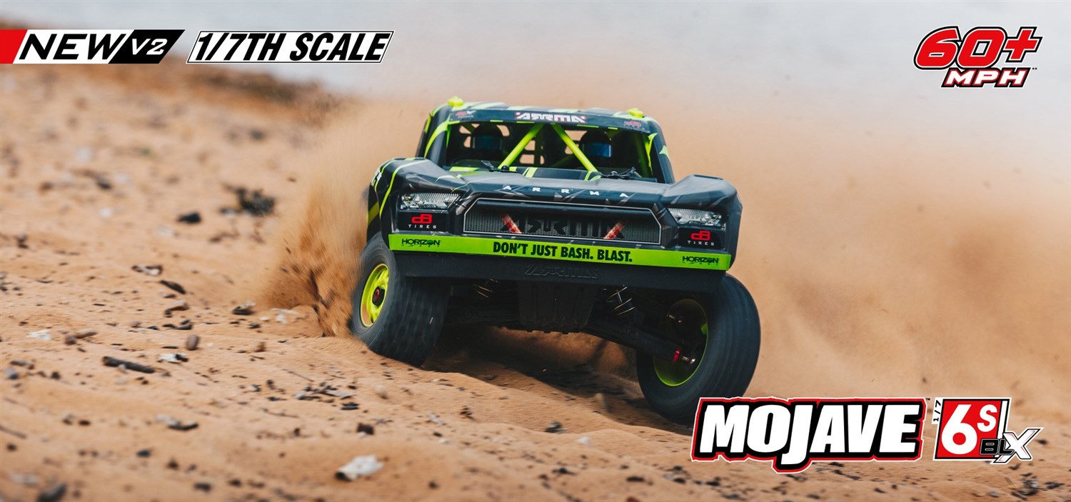 ARRMA Mojave 6S 4WD Desert Truck RTR Grnn/Sort