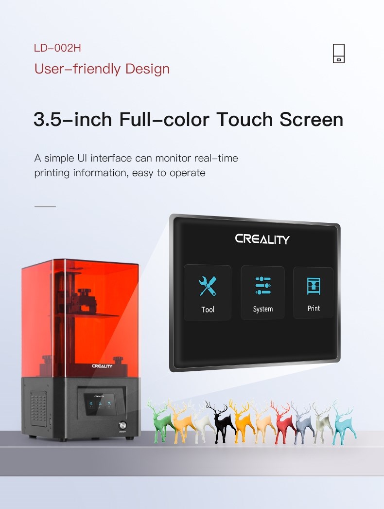 Creality LD-002H - Mono LCD Resin 3D-printer