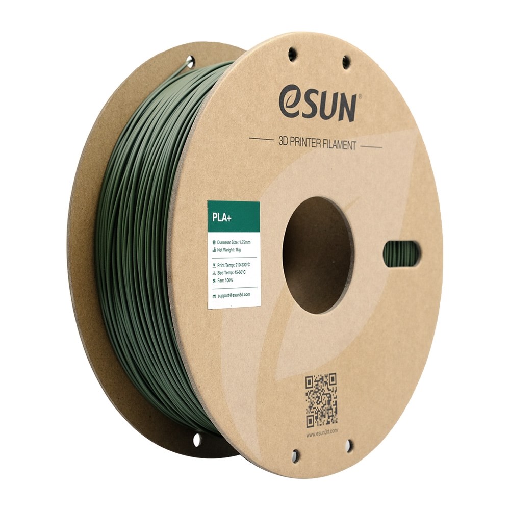 eSUN PLA + 1.75 mm 1 kg - Olivgrön