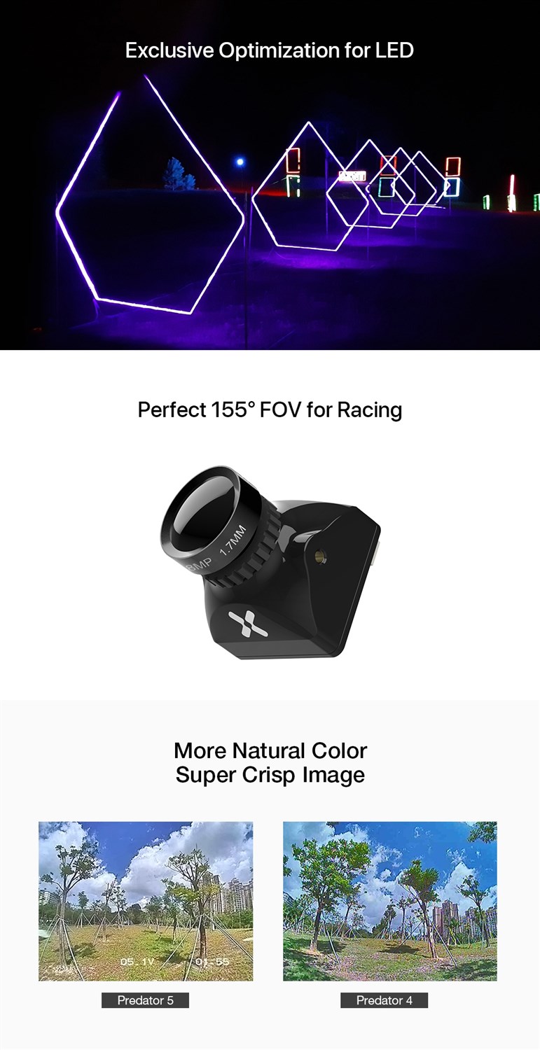 Foxeer Micro Predator 5 WDR 4ms Black