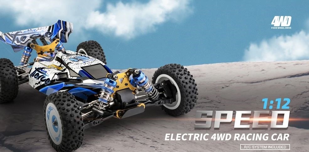 WLToys Buggy 124017 Fierce 1/12 4WD Brstels V2
