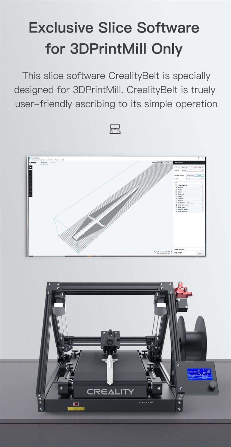 Creality CR-30 Printmill Belt Printer 