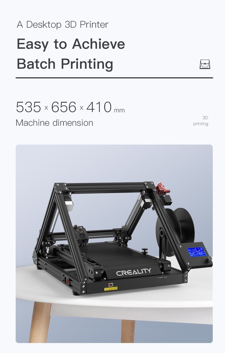 Creality CR-30 Printmill Belt Printer 