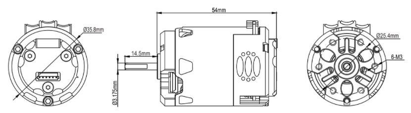Surpass Hobby Rocket 540 5.5T V3 Modified