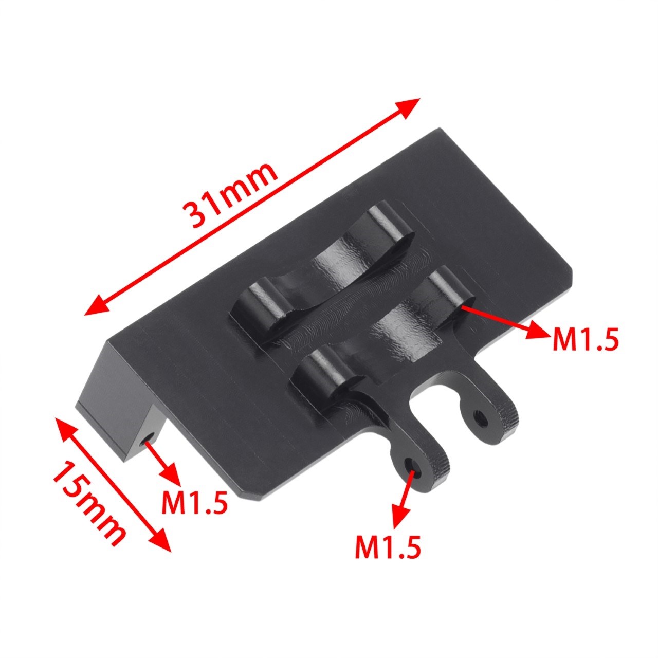 HobbyDetails Aluminum Servo Mount Set EMAX SCX24