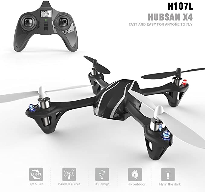 Hubsan X4 Mini Quadrocopter m/Stabilisering