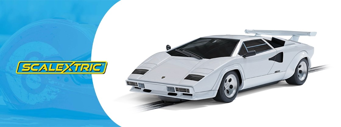 Scalextric Lamborghini Countach - White