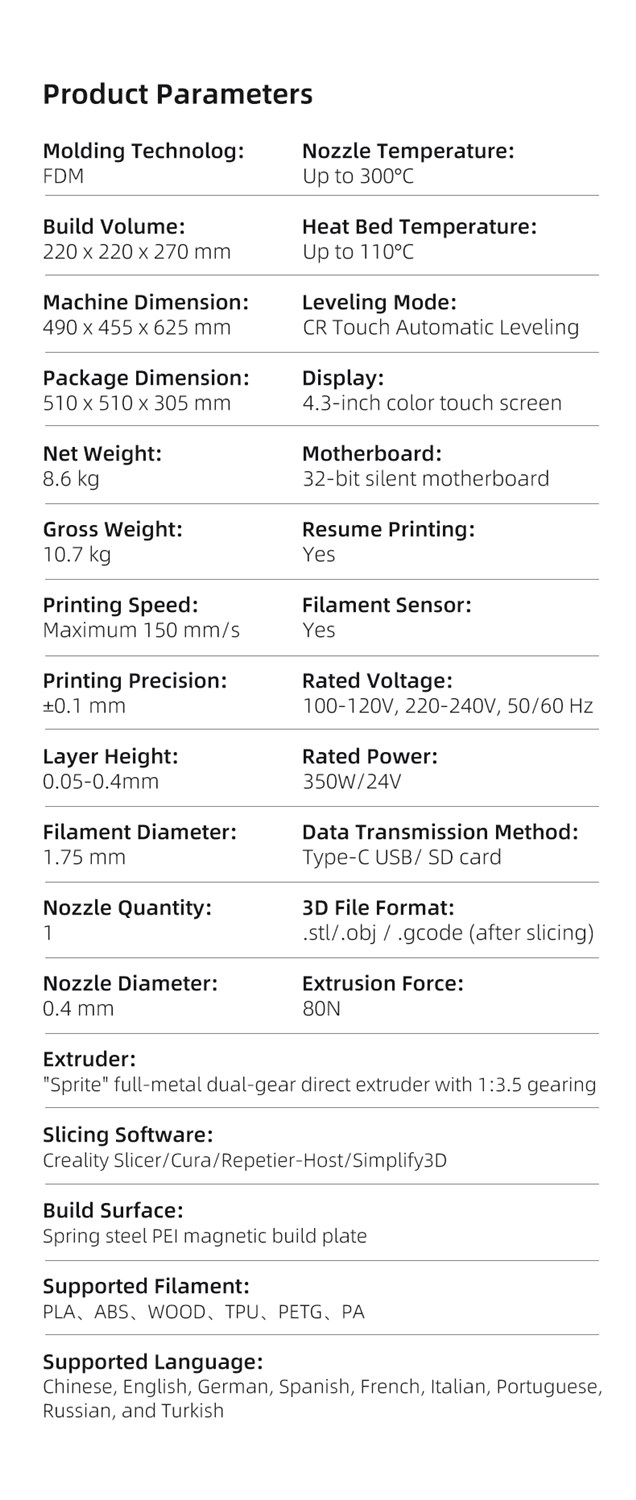 Creality Ender-3 S1 PRO- 3D-Printer