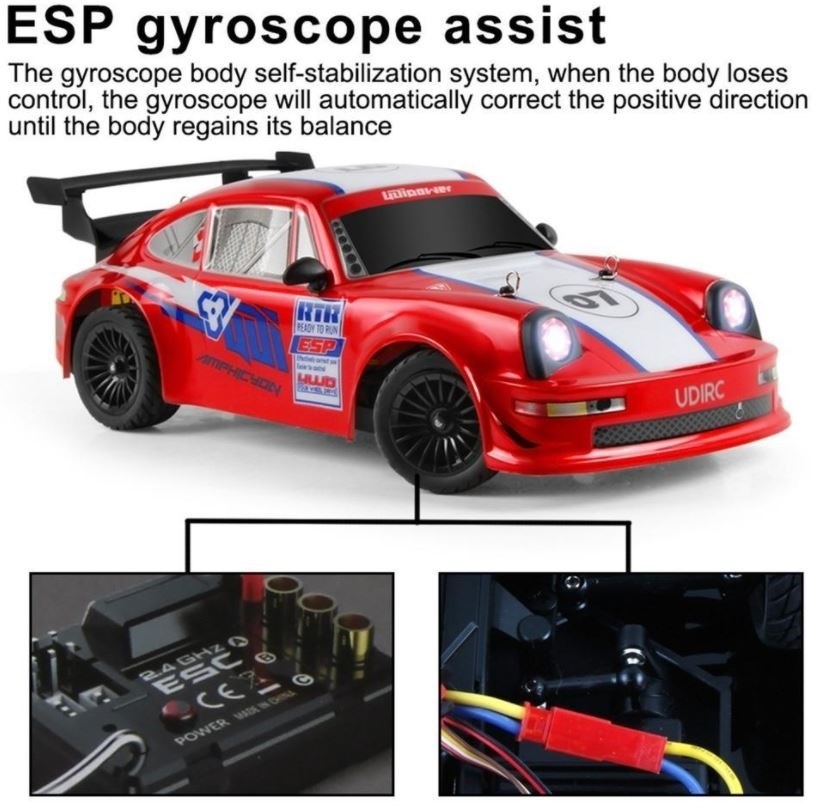 UDI Race Speed/Drift - Gyro 4WD 1:16 Brushless