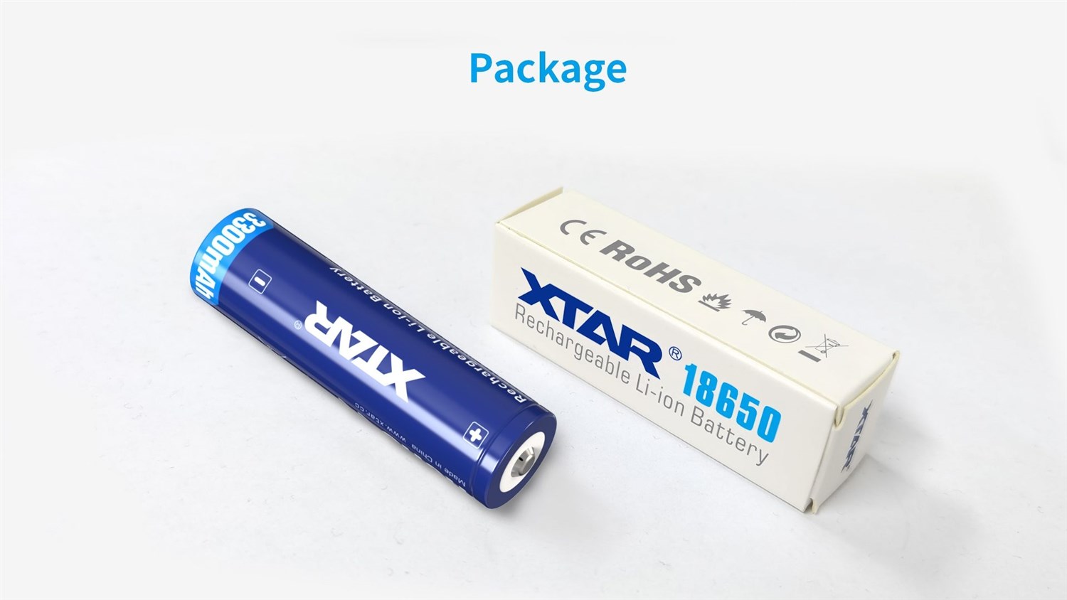 XTAR 18650 3300mAh 10A Li-Ion 