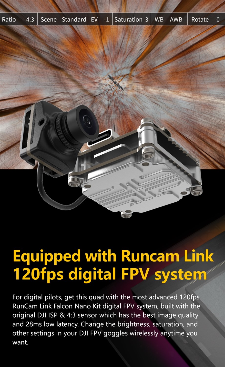 SpeedyBee Flex25 4S DJI HD Falcon Cinewhoop