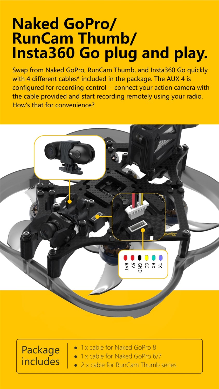 SpeedyBee Flex25 4S DJI HD Falcon Cinewhoop