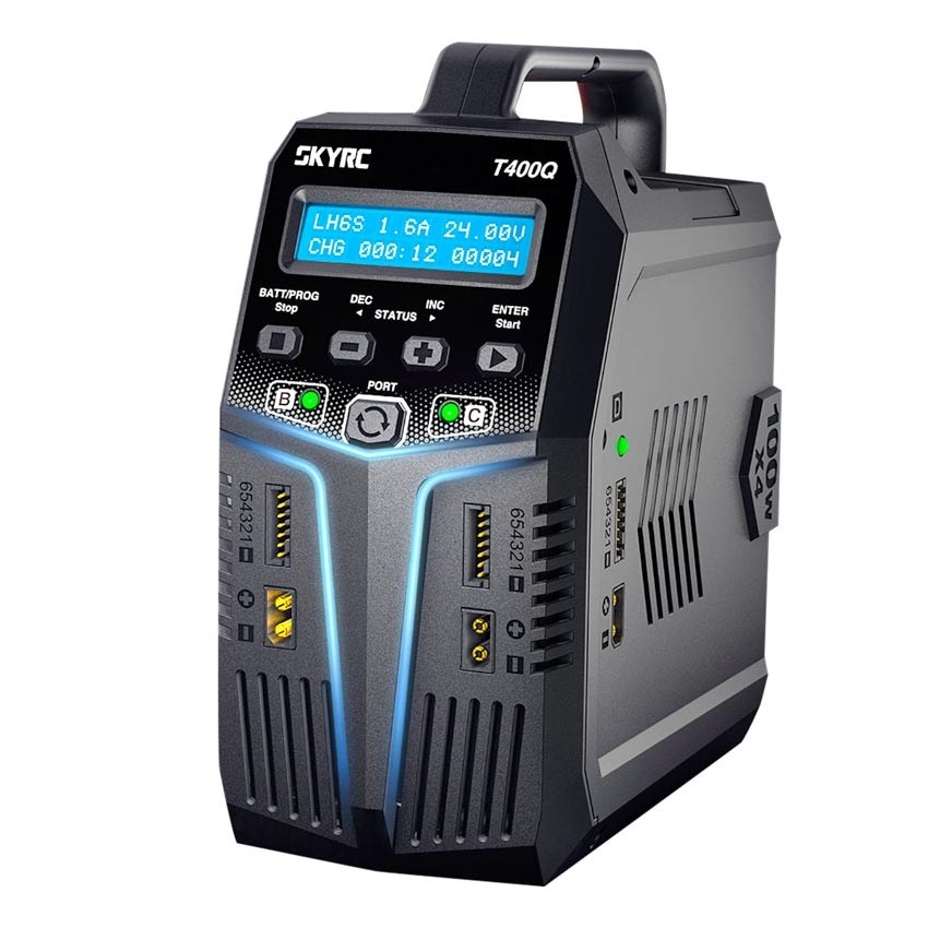 SkyRC T400Q 4x100W Computerlader