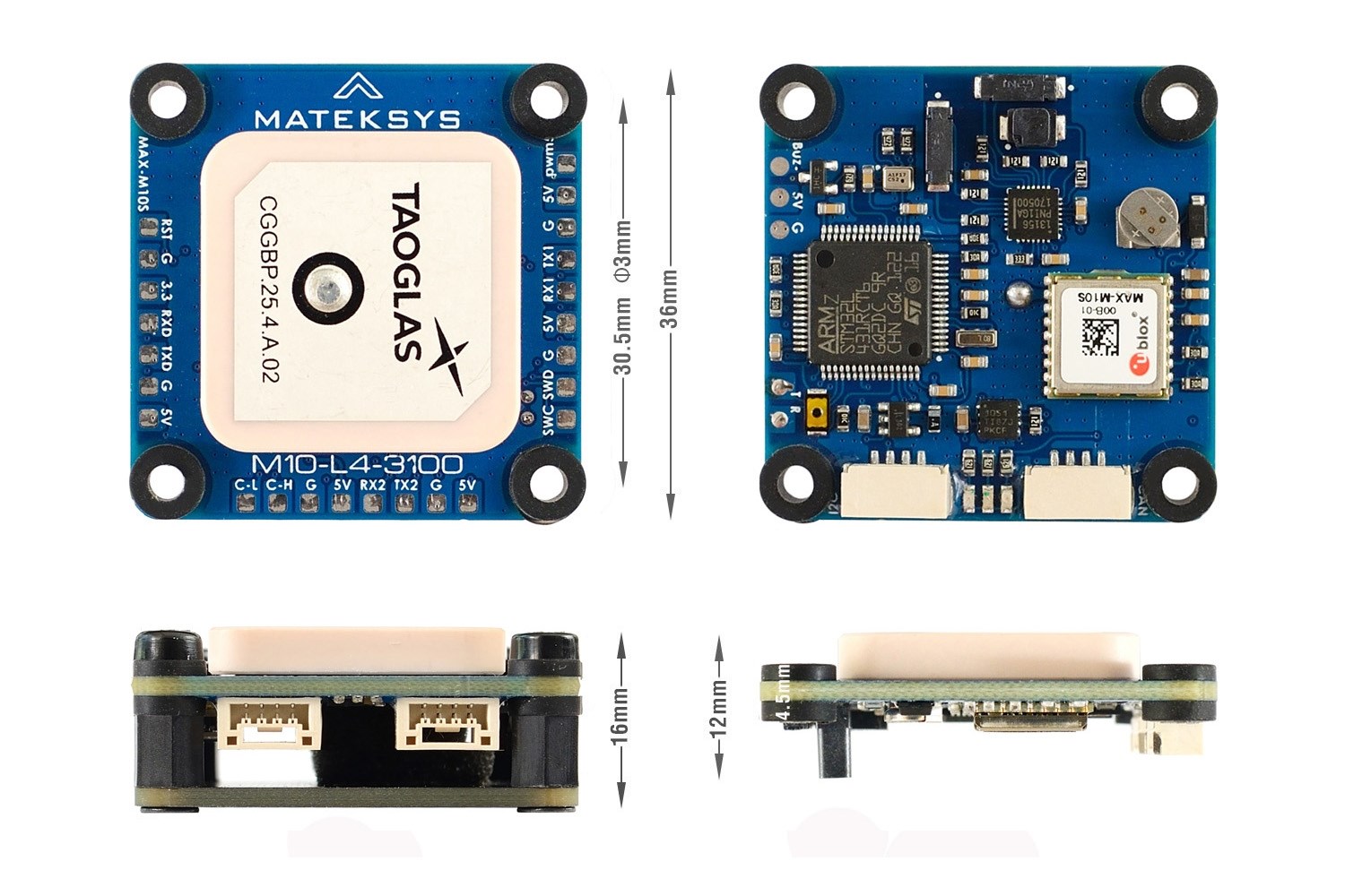 Mateksys GNSS & M10-L4-3100