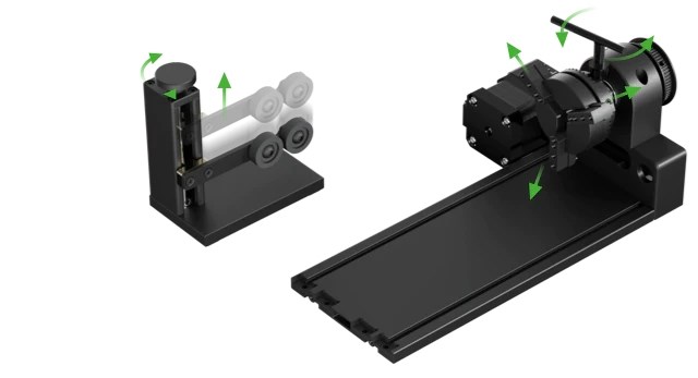 xTool D/S/P/F Rotary Attachment 2 Pro - RA2 Pro 