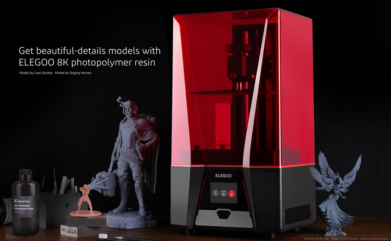ELEGOO Saturn 2 - MSLA Resin - 8K 3D Printer