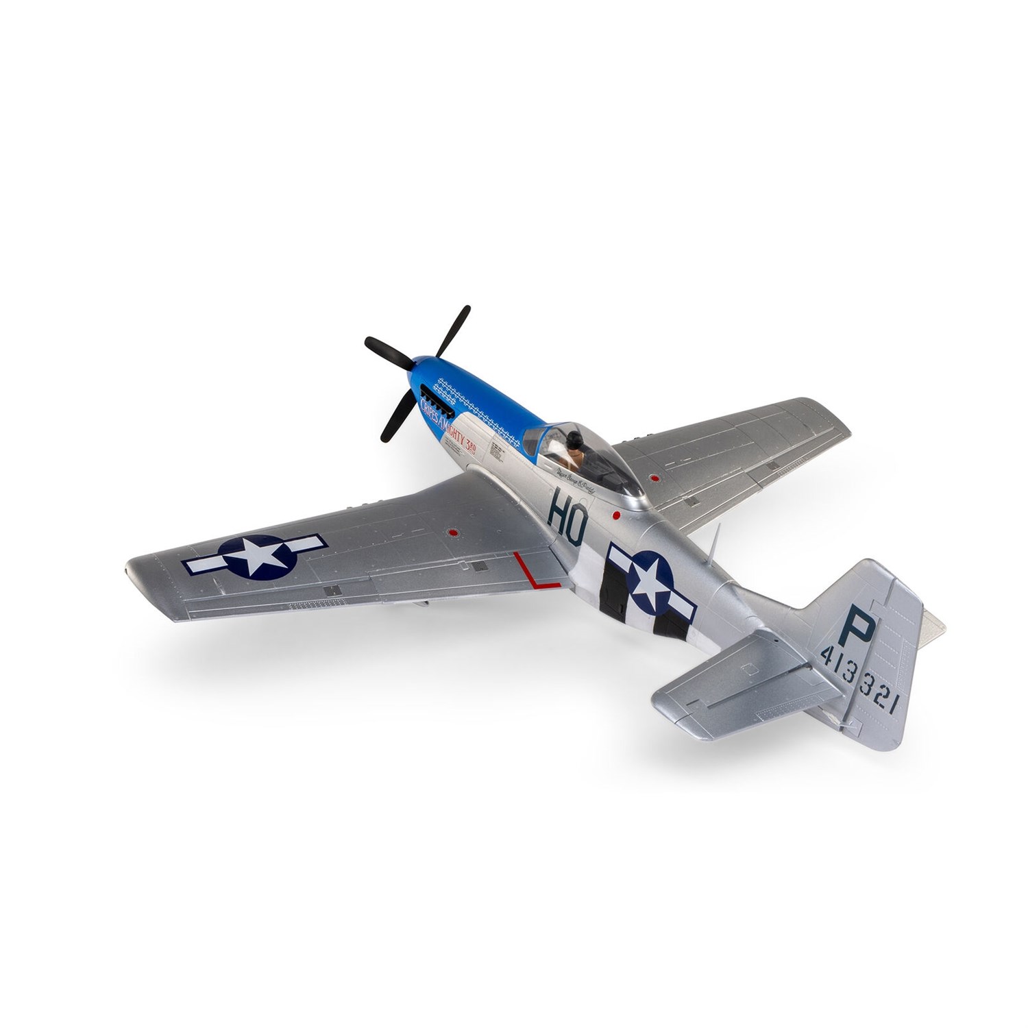 E-Flite P-51D Mustang 1.2m BNF w/AS3X & SAFE