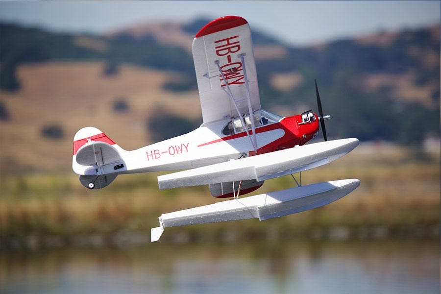 FMS J-3 Cub 1400mm V4 PNP Floats og Gyro V2