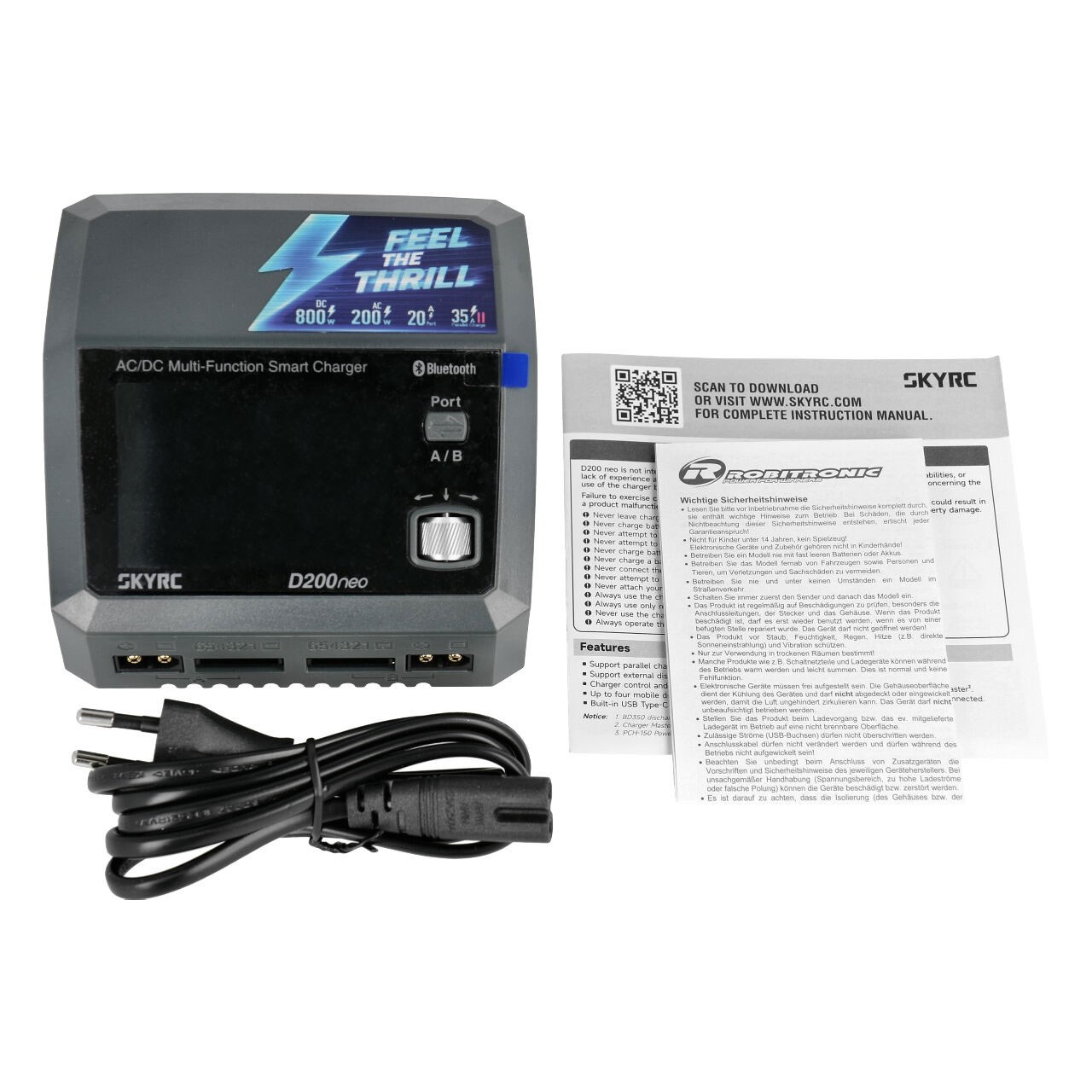 SkyRC D200 Neo Duo Computerlader AC200W