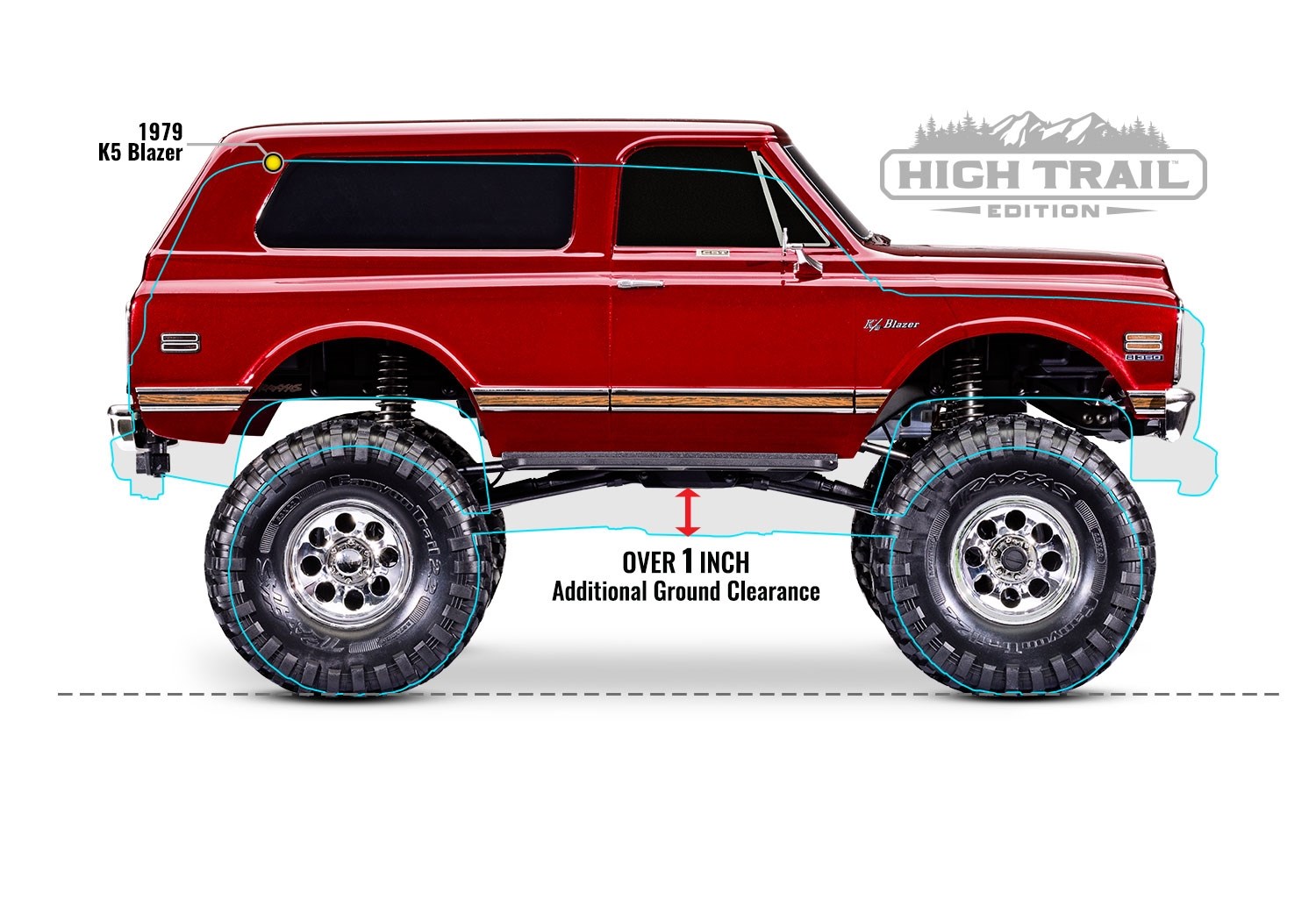 Traxxas TRX-4 Chevrolet K5 Blazer RED 1/10 RTR