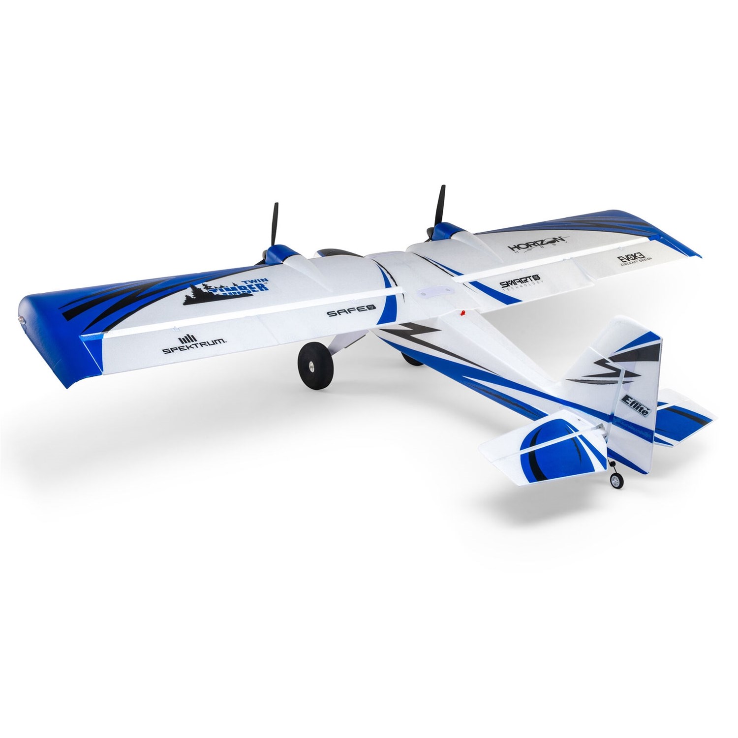 E-Flite Twin Timber 1.6m BNF w/AS3X & SAFE