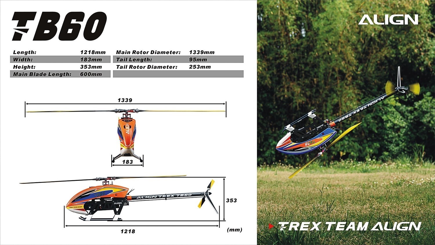 Align T-Rex TB60 Kit
