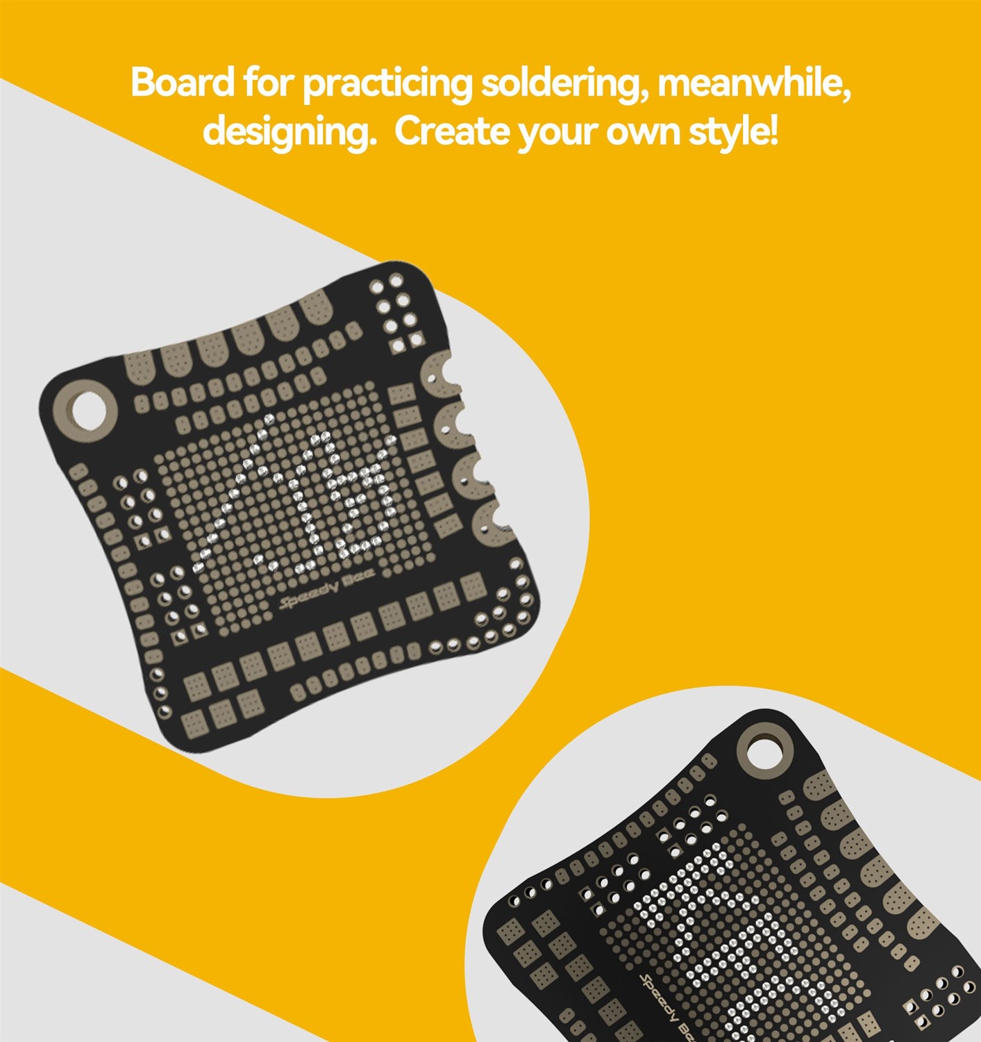 SpeedyBee FPV Soldering Practice Board 4pcs