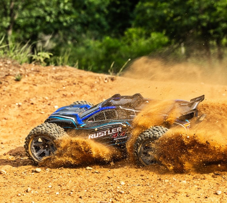 Traxxas Rustler 4x4 BL-2S RTR TQ Blue