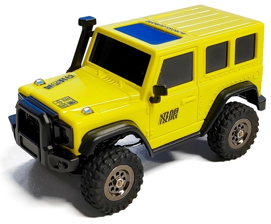 Mini Crawler 4WD 1/43 Gul - RTR