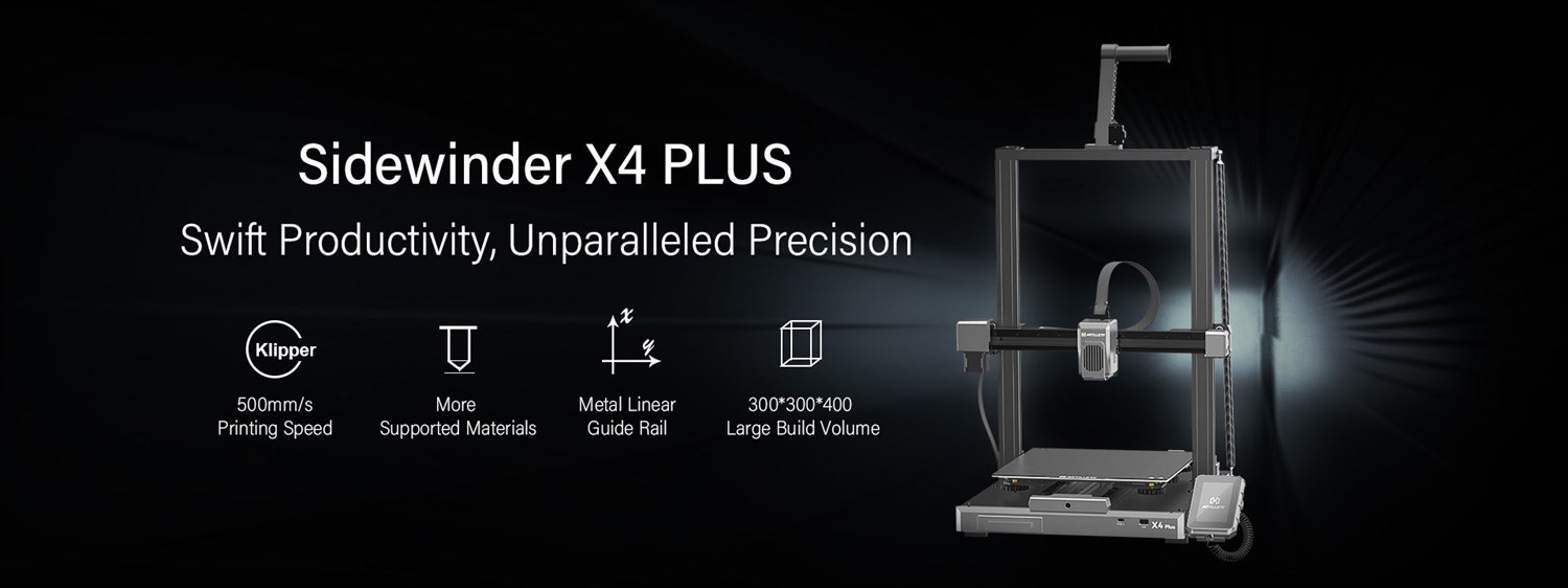 Artillery Sidewinder X4 Plus - 3D Printer
