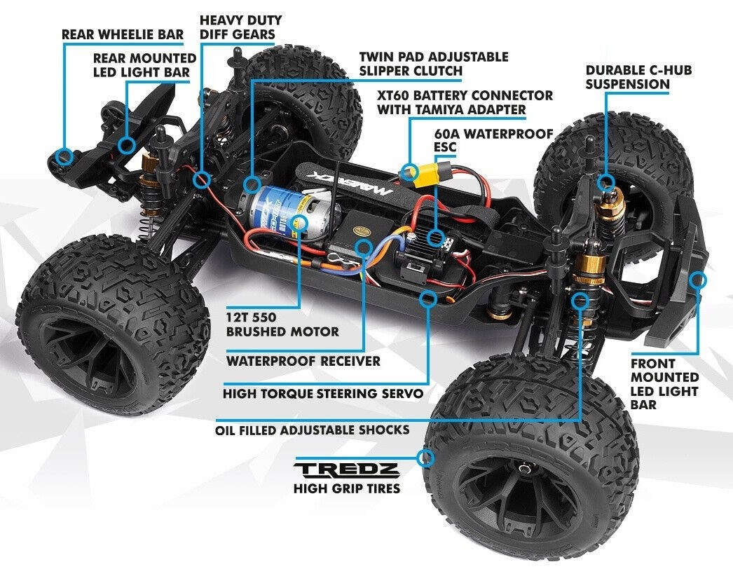 Maverick Quantum2 MT 1:10 4WD Blue - RTR