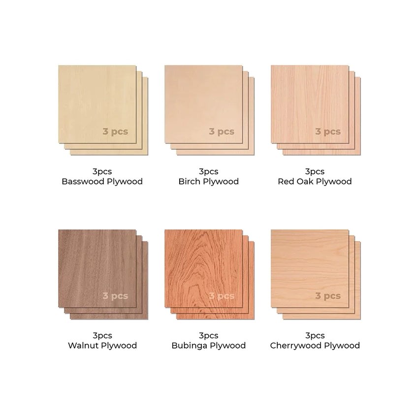 xTool Plywood Experience Box (18pcs)