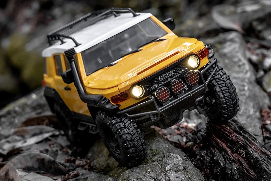 FMS FJ Cruiser 1/18 Crawler Gul :: Komplett