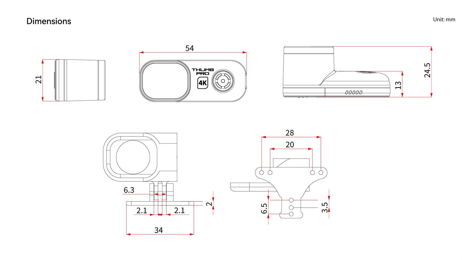 RunCam Thumb Pro W ink ND-Filter set