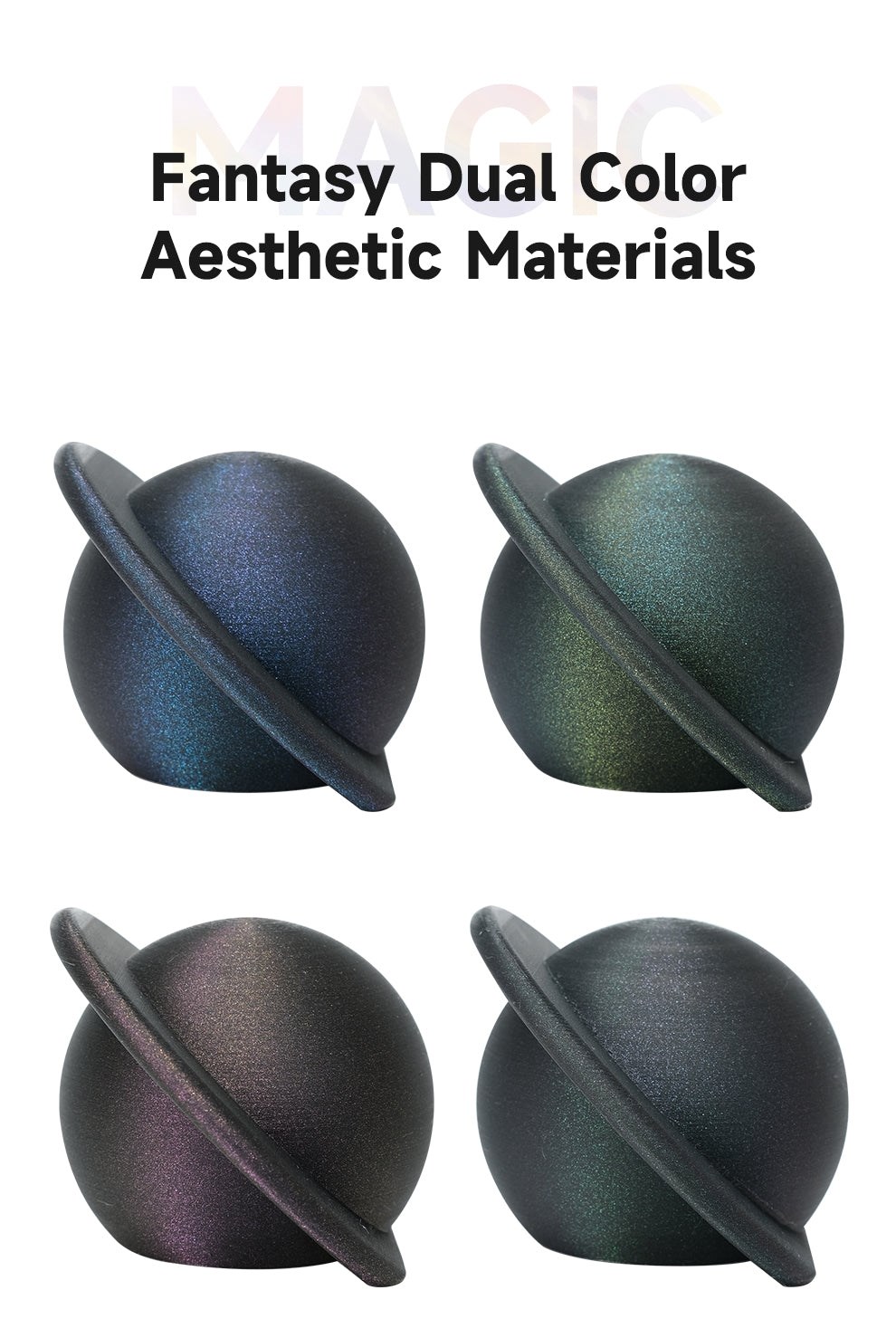 eSUN PLA-Magic 1.75mm 1kg - Dark Twinkling Blue