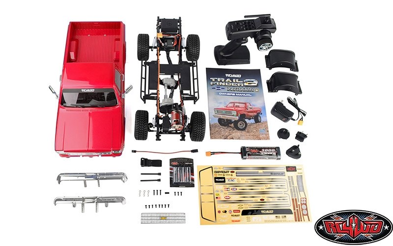 RC4WD Trail Finder 2 RTR w/Chevrolet K10 Red