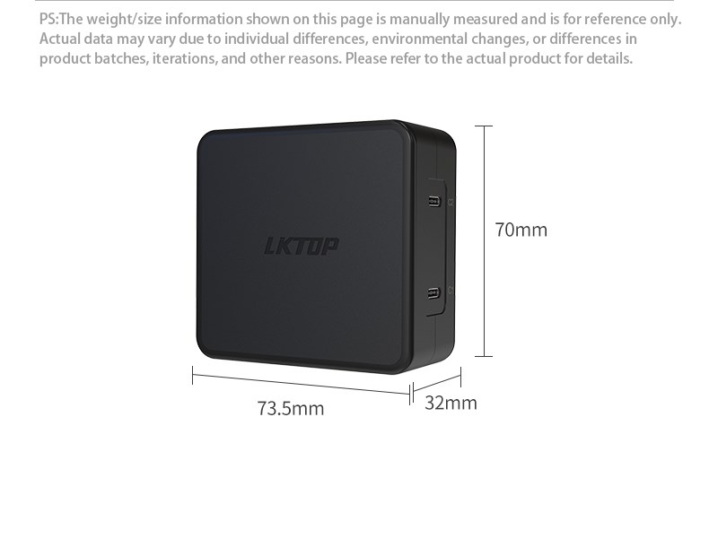 LKTOP USB-C Power Adapter (100W)