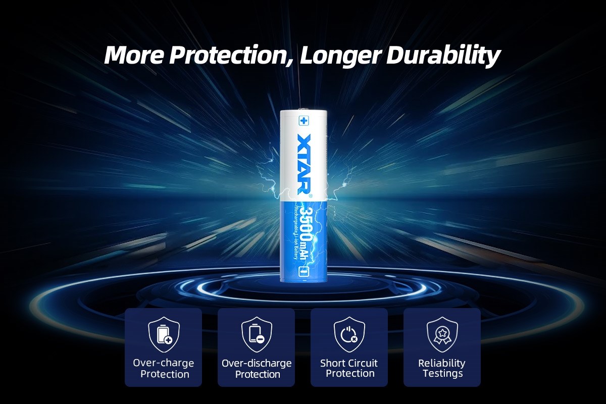 XTAR 18650 3500mAh 10A Li-Ion