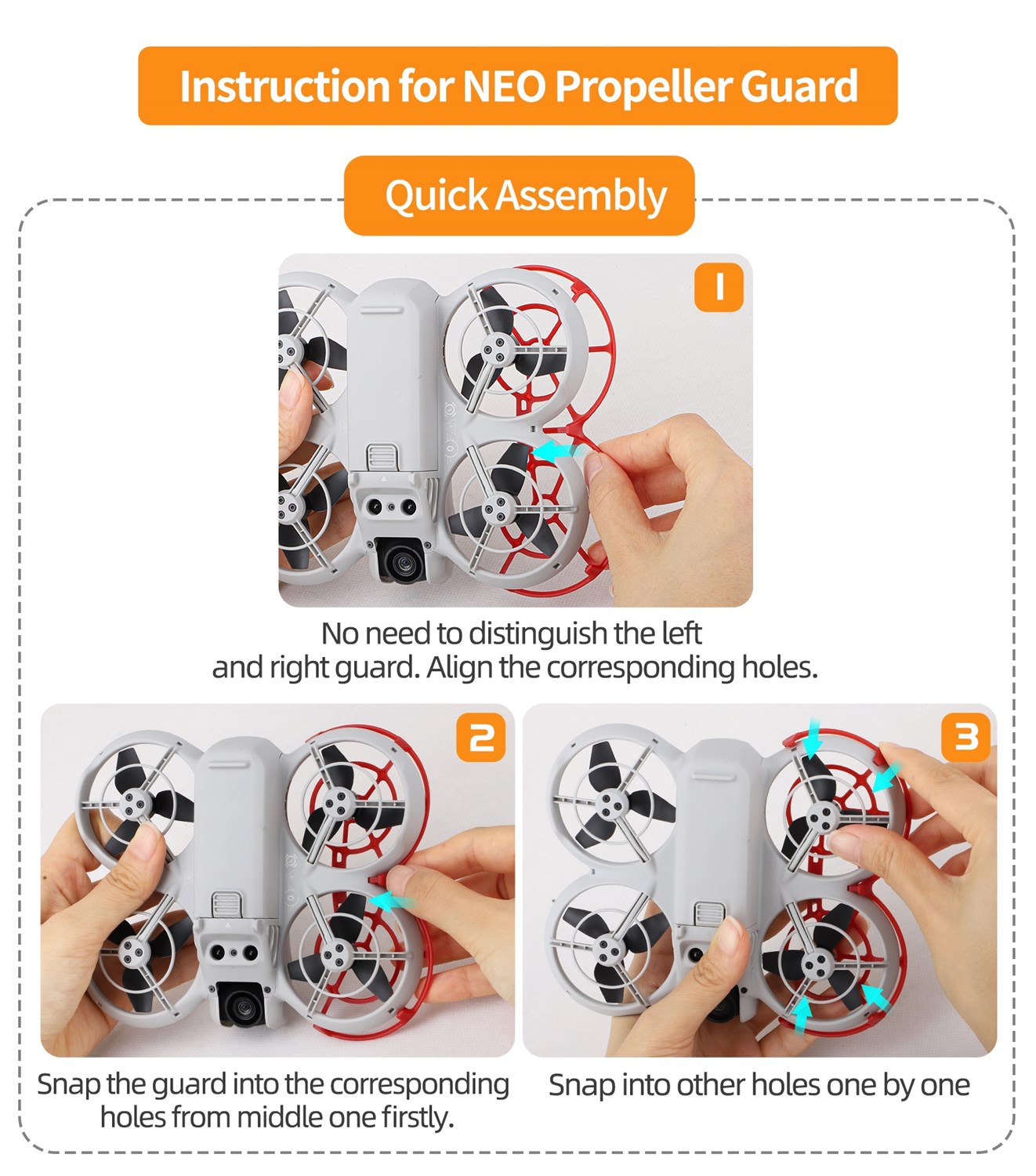 Sunnylife DJI NEO Propeller Guard - Black