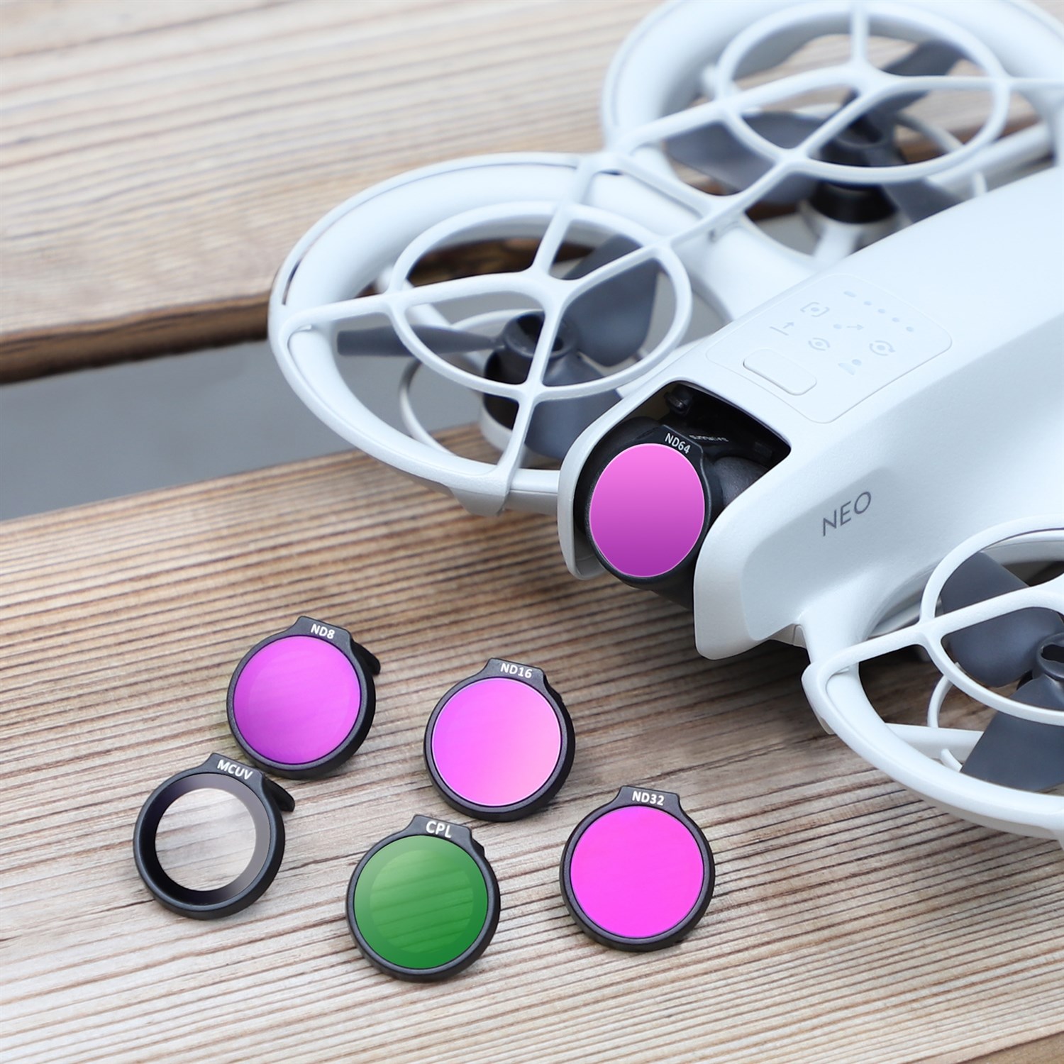 Sunnylife Filters Combo for DJI Neo - 6 pcs